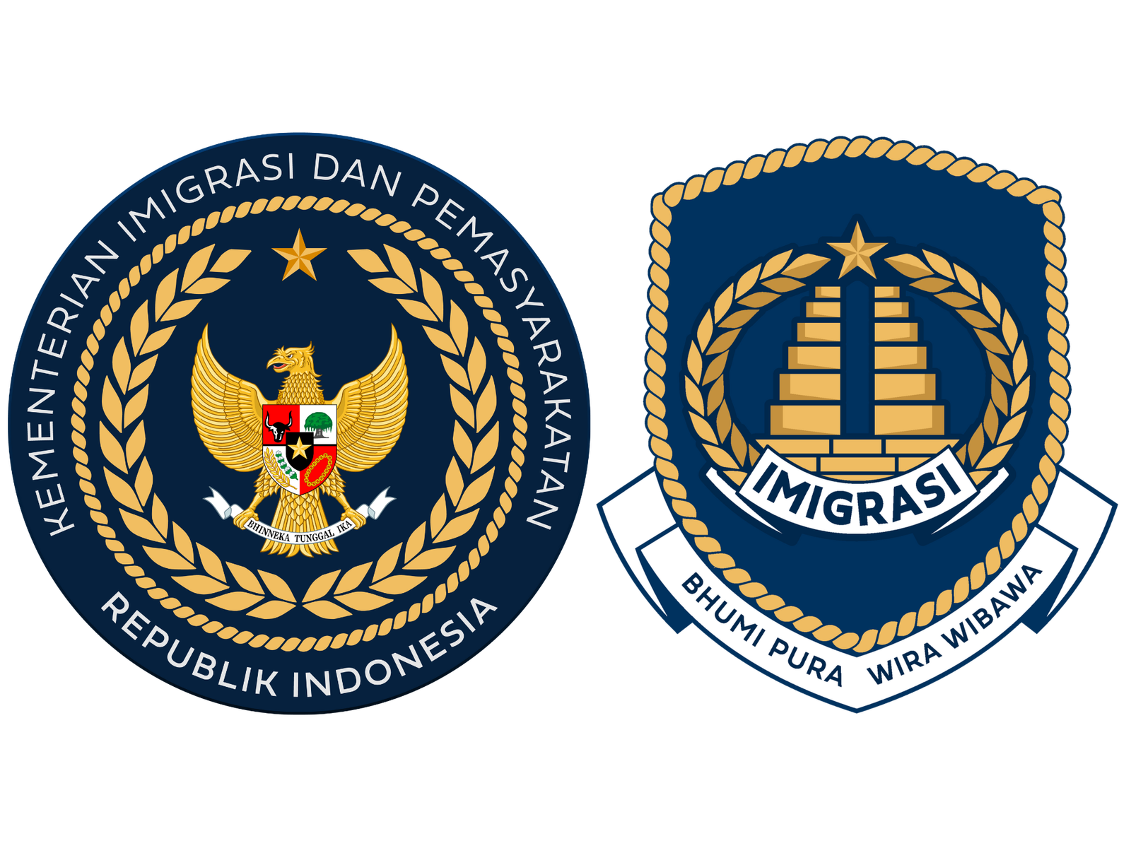 Logo Kemenimipas dan Imigrasi